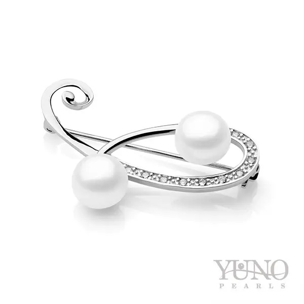 БРОШКА YUNO PEARLS - 15371w